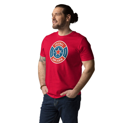 Red Original Union Made Unisex Organic Cotton T-Shirt Stanley/Stella