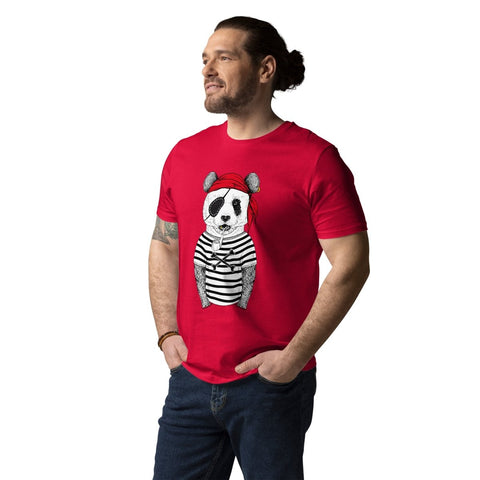 Red Panda Pirate T-shirt Stanley/Stella