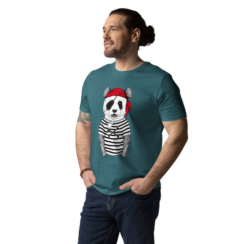 Stargazer Panda Pirate T-shirt Stanley/Stella