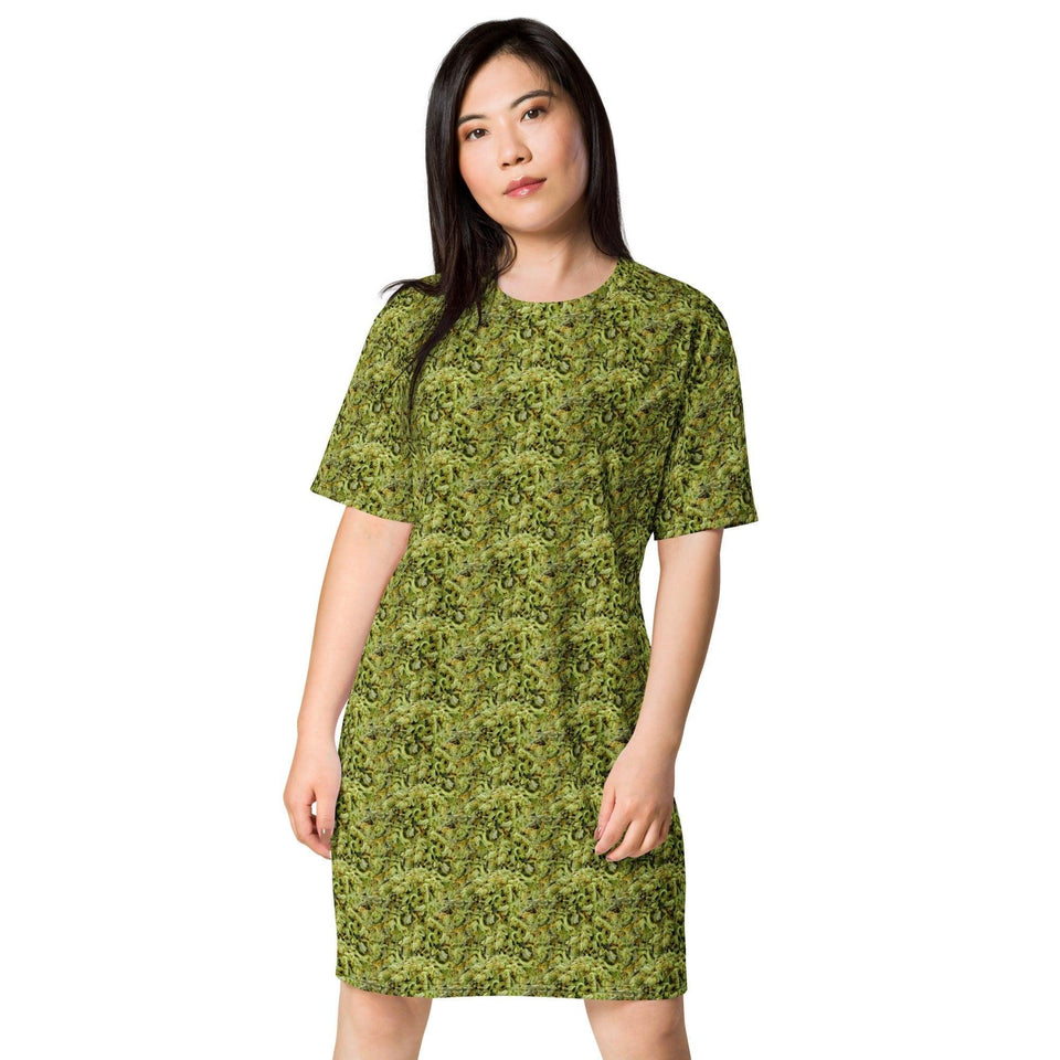 2XS Bud Camo T-Shirt Dress Budcamo