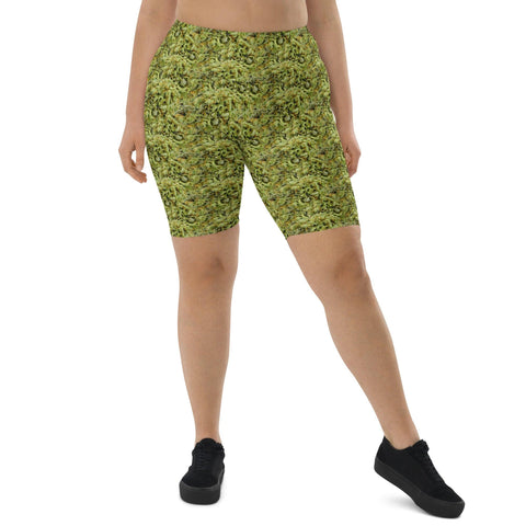 XS Bud Camo Women's Biker Shorts Budcamo