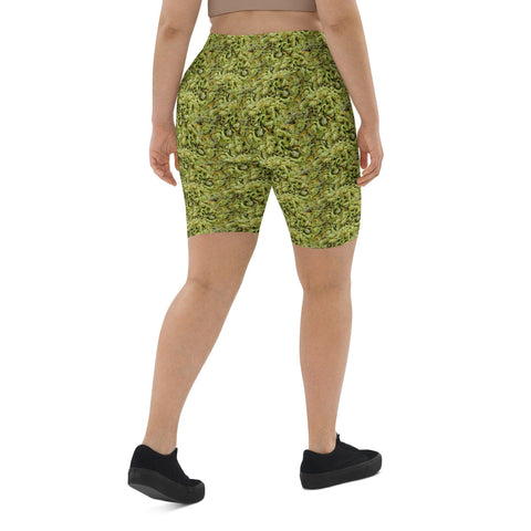 XS Bud Camo Women's Biker Shorts Budcamo