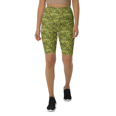 XS Bud Camo Women's Biker Shorts Budcamo