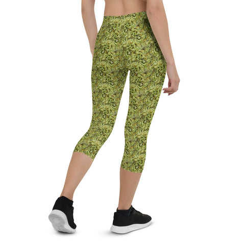 XS Bud Camo Women's Capri Leggings Budcamo