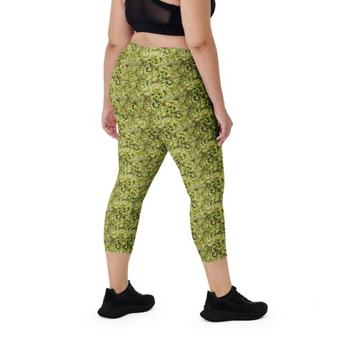 XS Bud Camo Women's Capri Leggings Budcamo