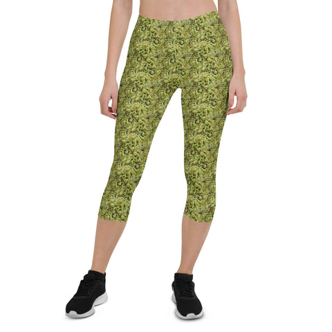 XS Bud Camo Women's Capri Leggings Budcamo