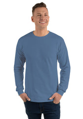 Indigo Blue 2400 Men's Long Sleeve Shirt Gildan