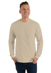 Sand 2400 Men's Long Sleeve Shirt Gildan